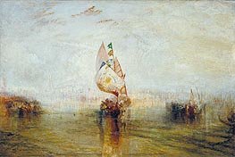 The Sun of Venice Going to Sea, 1843 von J. M. W. Turner | Leinwand Kunstdruck