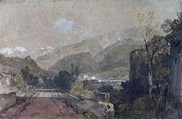 Bonneville, 1802 von J. M. W. Turner | Papier-Kunstdruck