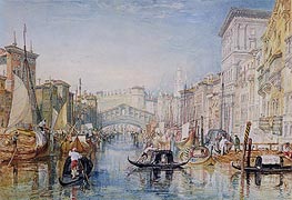 J. M. W. Turner | Venice, The Rialto | Giclée Paper Print
