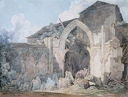 Glastonbury Abbey | J. M. W. Turner | Gemälde Reproduktion
