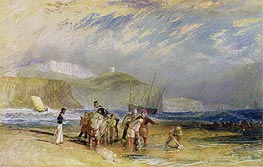 J. M. W. Turner | Folkestone Harbour and Coast to Devon | Giclée Paper Print