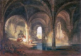Refectory of Kirkstall Abbey | J. M. W. Turner | Painting Reproduction