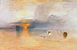 J. M. W. Turner | Calais Sands at Low Water, Poissards Gathering Bait, 1830 | Giclée Canvas Print