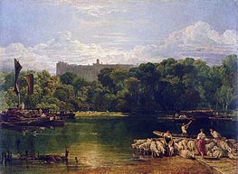 Windsor Castle from the Thames, c.1805 von J. M. W. Turner | Leinwand Kunstdruck