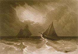 J. M. W. Turner | Ship and Cutter, from the (Little Liber) | Giclée Paper Print