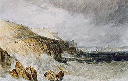 J. M. W. Turner | Plymouth Citadel, a Gale | Giclée Paper Print