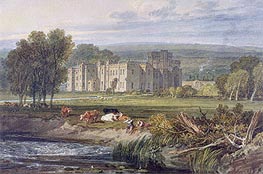 View of Hampton Court, Herefordshire, c.1806 von J. M. W. Turner | Papier-Kunstdruck