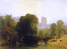Near the Thames Lock, Windsor, c.1809 von J. M. W. Turner | Leinwand Kunstdruck