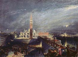 J. M. W. Turner | St. Mark's Place, Venice | Giclée Paper Print