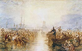 Saint-Vaast-La-Hougue, Normandy | J. M. W. Turner | Gemälde Reproduktion