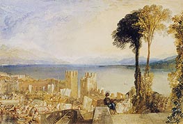 Arona, Lago Maggiore, n.d. von J. M. W. Turner | Papier-Kunstdruck