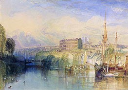 Exeter, c.1827 by J. M. W. Turner | Paper Art Print