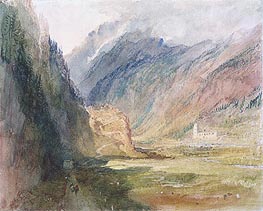 J. M. W. Turner | Bonhomme Convent, Chamonix | Giclée Paper Print