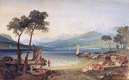 J. M. W. Turner | Lake Geneva and Mont Blanc | Giclée Paper Print