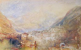 Brunnen from the Lake of Lucerne, 1845 by J. M. W. Turner | Paper Art Print