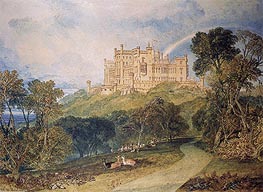 View of Belvoir Castle, 1816 von J. M. W. Turner | Papier-Kunstdruck