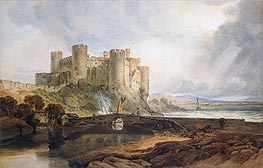 Conway Castle, c.1802 by J. M. W. Turner | Paper Art Print