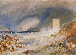 J. M. W. Turner | Entrance to Fowey Harbour, Cornwall | Giclée Paper Print