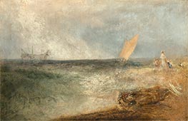 J. M. W. Turner | View of Margate, Evening | Giclée Canvas Print