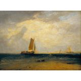 Fishing upon the Blythe-Sand, Tide Setting In | J. M. W. Turner