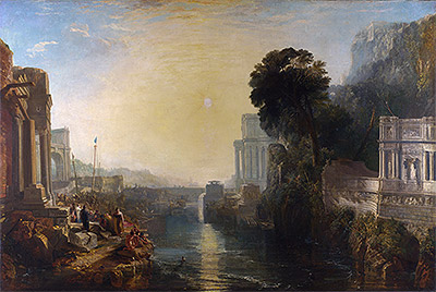 Dido Building Carthage (The Rise of the Carthaginian Empire), 1815 | J. M. W. Turner | Giclée Canvas Print