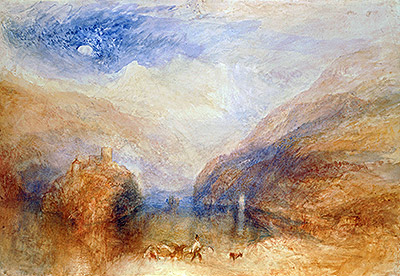 The Lauerzer See with the Mythens (Lake of Brienz), c.1845/50 | J. M. W. Turner | Giclée Paper Art Print