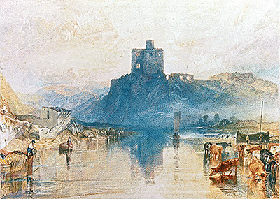 J. M. W. Turner | Norham Castle on the River Tweed, c.1822/23 | Giclée Paper Print