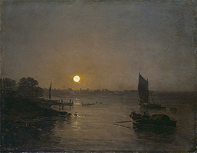 Moonlight (Study at Millbank), 1797 | J. M. W. Turner | Giclée Canvas Print
