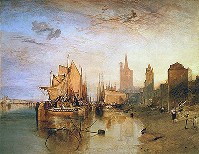 J. M. W. Turner | Cologne: The Arrival of a Packet-Boat: Evening, 1826 | Giclée Canvas Print