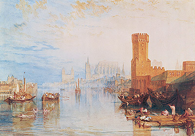 Köln vom Fluss aus, 1820 | J. M. W. Turner