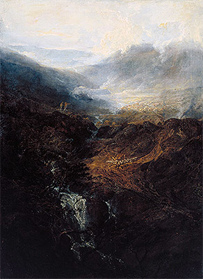 Morning amongst the Coniston Fells, Cumberland, 1798 | J. M. W. Turner | Giclée Canvas Print
