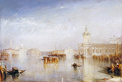 The Dogano, San Giorgio, Citella, from the Steps of the Europa, 1842 | J. M. W. Turner | Giclée Canvas Print