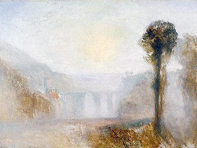 The Ponte Delle Torri, Spoleto, c.1840/45 | J. M. W. Turner | Giclée Leinwand Kunstdruck