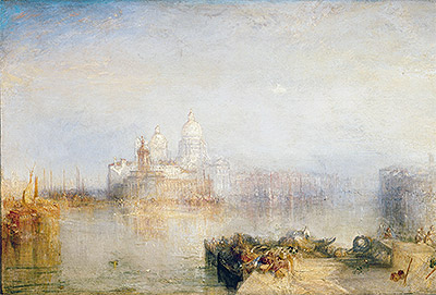 The Dogana and Santa Maria della Salute, Venice, 1843 | J. M. W. Turner | Giclée Canvas Print
