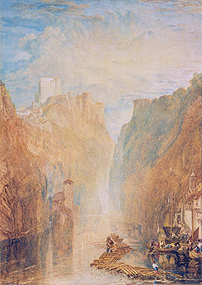 On the Upper Rhine, n.d. | J. M. W. Turner | Giclée Papier-Kunstdruck
