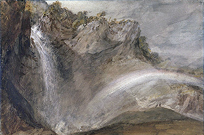 Upper Falls of the Reichenbach, 1802 | J. M. W. Turner | Giclée Paper Art Print