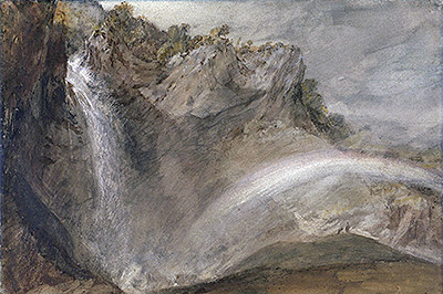 Upper Falls of the Reichenbach, 1802 | J. M. W. Turner