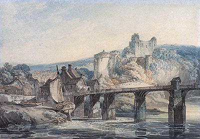 Chepstow Castle, c.1793 | J. M. W. Turner | Giclée Papier-Kunstdruck