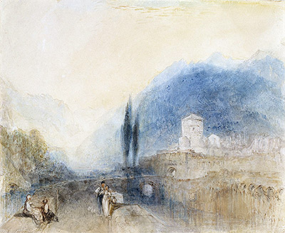 Bellinzona, 1842 | J. M. W. Turner | Giclée Papier-Kunstdruck