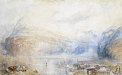 Lake of Lucerne from Brunnen, 1845 | J. M. W. Turner | Giclée Papier-Kunstdruck