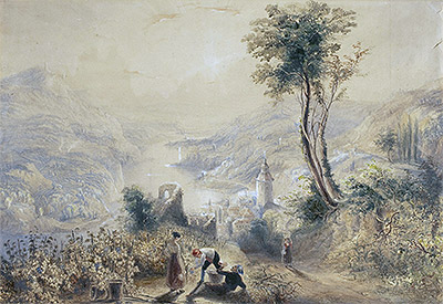Berncastle (Oberwesel), n.d. | J. M. W. Turner | Giclée Paper Art Print