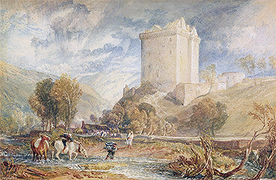 Borthwick Castle, 1818 | J. M. W. Turner | Giclée Paper Art Print