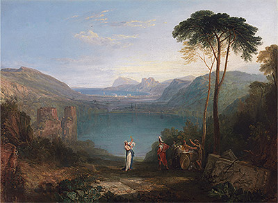 Lake Avernus: Aeneas and the Cumaean Sybil, n.d. | J. M. W. Turner | Giclée Leinwand Kunstdruck