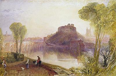 Tamworth Castle, Staffordshire, n.d. | J. M. W. Turner | Giclée Papier-Kunstdruck