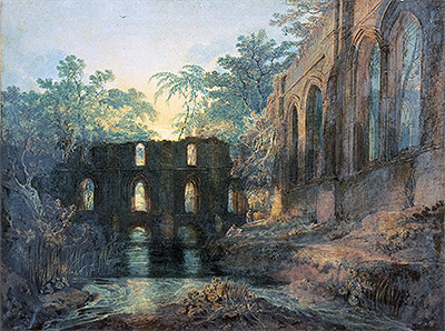 Fountains Abbey, n.d. | J. M. W. Turner | Giclée Paper Art Print