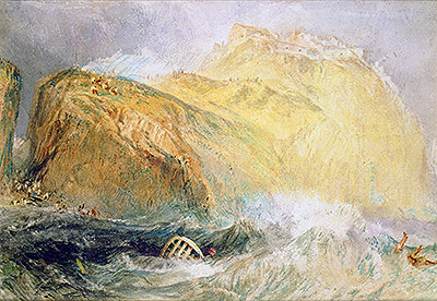 Tintagel Castle, Cornwall, n.d. | J. M. W. Turner