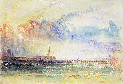 Storm at Sunset, Venice, c.1840 | J. M. W. Turner | Giclée Papier-Kunstdruck