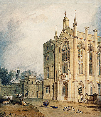 J. M. W. Turner | Cassiobury, West Front, c.1807 | Giclée Paper Art Print