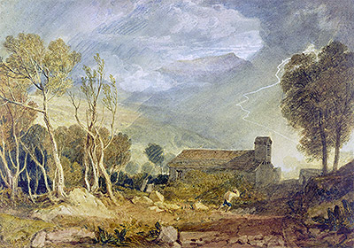 Patterdale Old Church, c.1810/15 | J. M. W. Turner | Giclée Papier-Kunstdruck