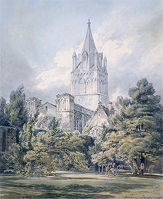 Christ Church, Oxford, 1794 | J. M. W. Turner | Giclée Paper Print